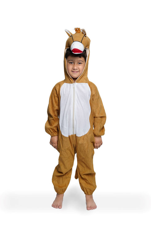 BookMyCostume Horse Ghoda Farm Animal Jumpsuit Fancy Dress Costume for Kids
